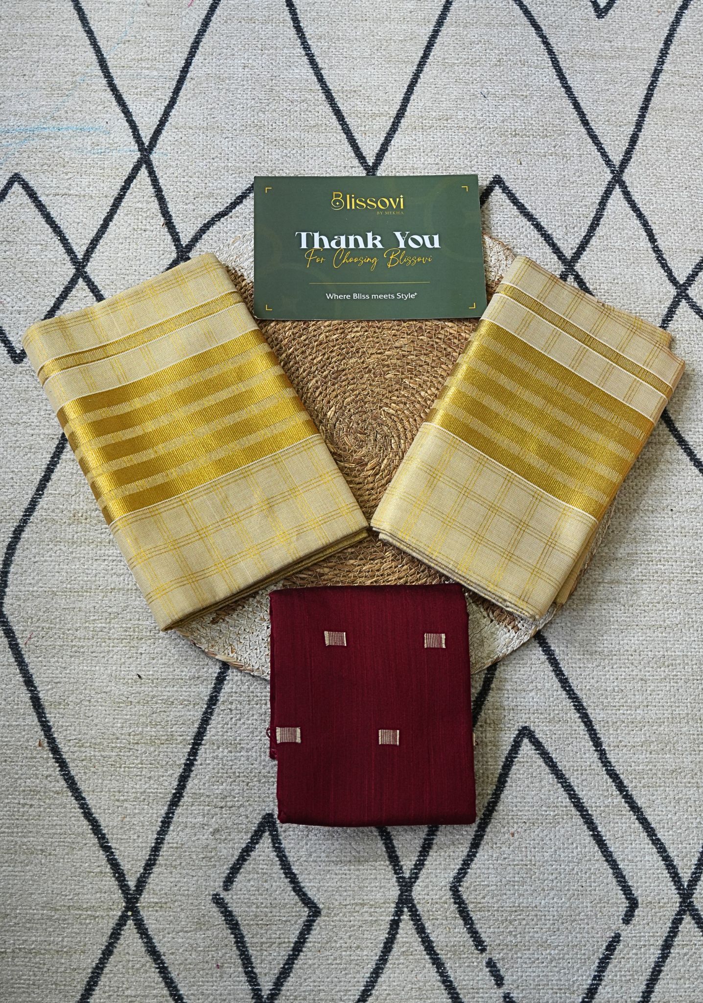 Vedika Royale Tissue Kasavu Set Mundu