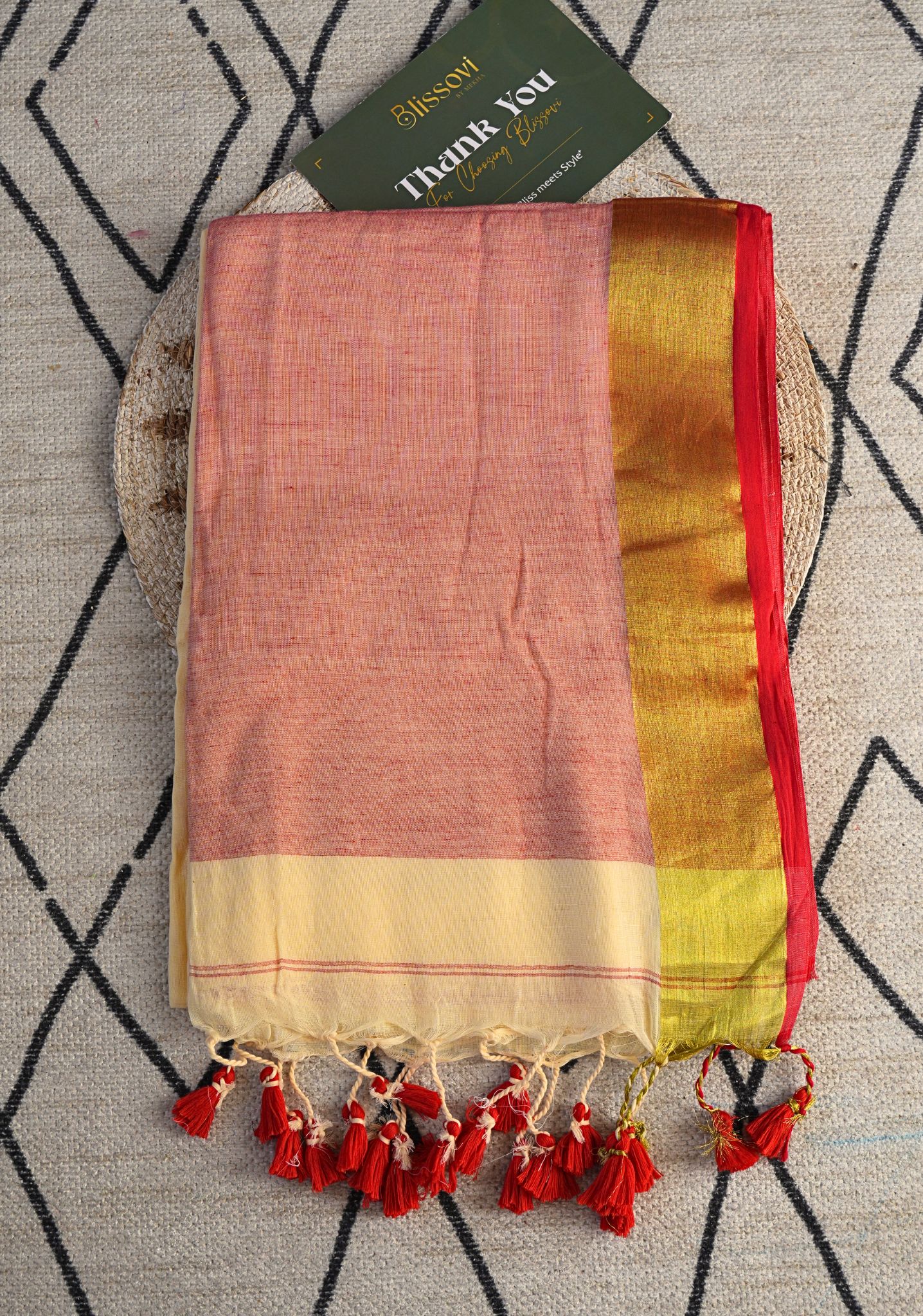 Aadhya Kerala Half & Half Tissue Silk Saree